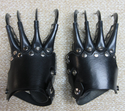 Black leather dragon - black, claw