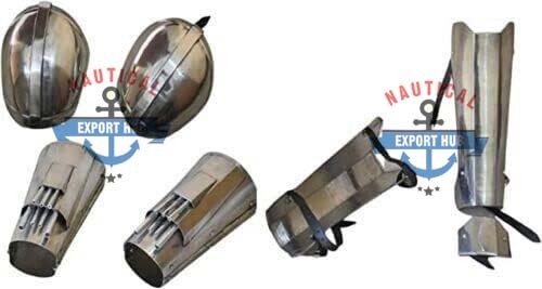 Medieval leg guard with - medieval,