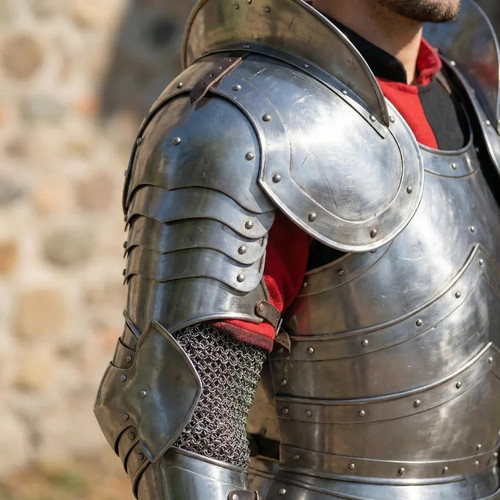 Medieval barbuta steel armor - medieval,